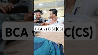 BCA VS B.SC(CS) which one is better #bca #bsc(cs) #programming #bcacollege