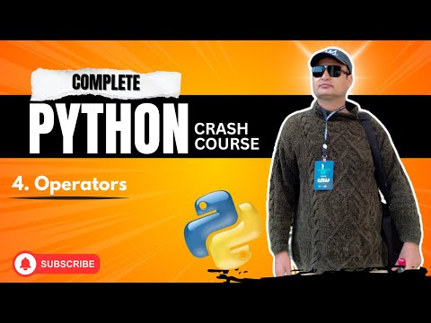Introducing Operators | Python Tutorial | Day 4