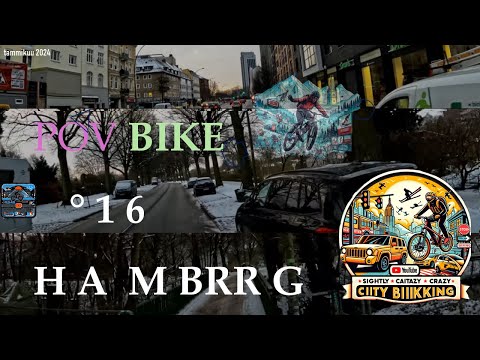 POV bike Hamburg #16 - morning way to university + back (just music)