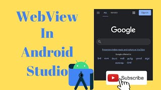 WebView in Android Studio - 2022 #androidtech #android #androidstudio
