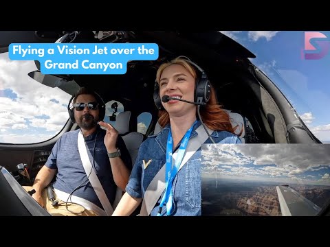 Flying a Vision Jet Over the Grand Canyon