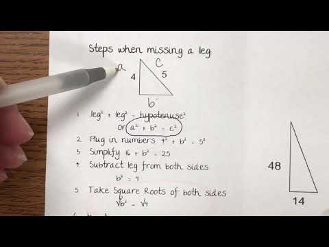 Pythagorean Theorem Foldable