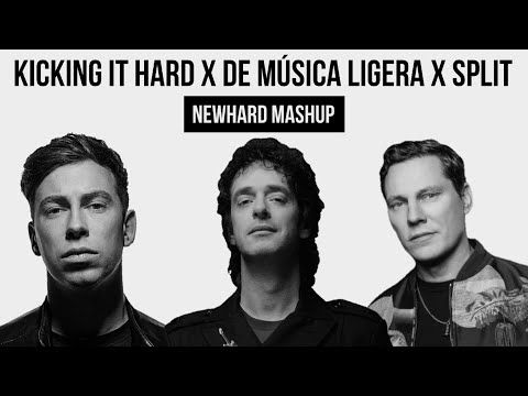 Hardwell,Soda stereo & Tiesto - Kicking It Hard vs De Música Ligera vs Split (Newhard Mashup).