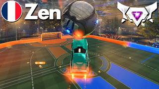 ZEN has RIDICULOUS CONTROL in Rocket League! (SSL 2v2)