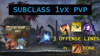 Subclassing 1vX PVP - ESO Solstice