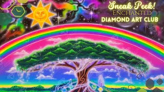 SNEAK PEEK! 🌞🌙🌳"Enchanted" by Becca Tindol at Diamond Art Club 🌳🌙🌞