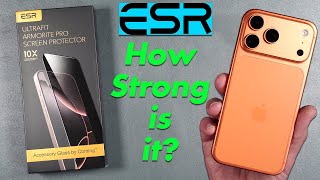 iPhone 17 Pro Max ESR Armorite Pro Screen Protector - Drop & Scratch TESTED
