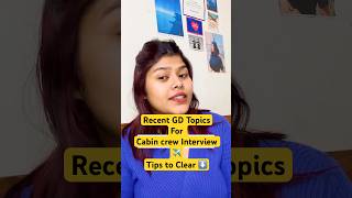 Cabin Crew Inter GD Topics #indigo #cabincrew #airhostess #flightattendant #airindia #aviation #how