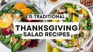 15 Traditional Thanksgiving Salad Recipes #SaladIdeas #thanksgiving2025 #sharpaspirant