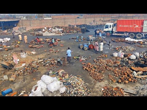 How does scrap metal recycling work//making copper ingots from scrap