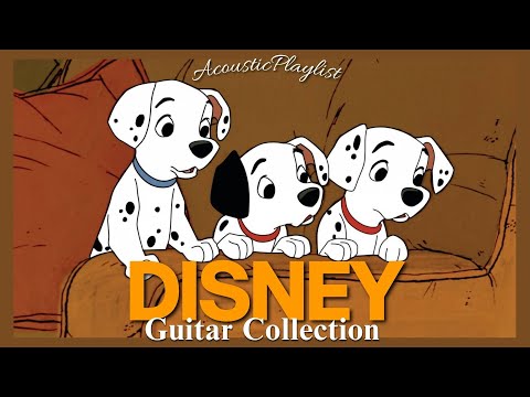 Disney Classic Songs ☕ Classical Guitar Covers | Relaxing Music for Study, Work & Sleep