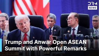 ASEAN–U.S. Opening Remarks: Trump and Anwar Ibrahim Pledge Stronger Ties, Hail Regional Peace | AQ1B