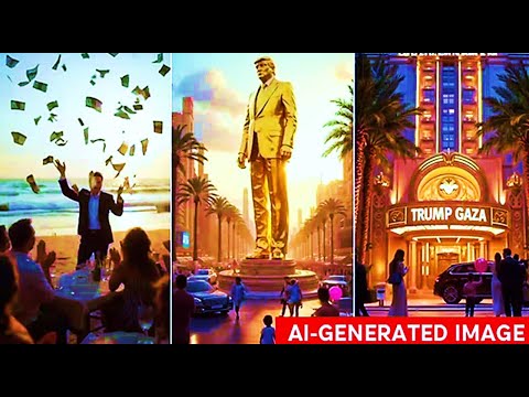 "Trump’s AI-Generated Gaza Video Sparks Controversy! 🤯 | Shocking AI Vision of Gaza 2025"