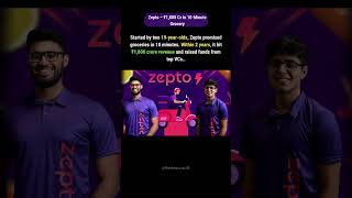 Zepto – ₹1,800 Cr in 10-Minute Grocery#shorts #successstory #successandmotivation #inspiredbysuccess