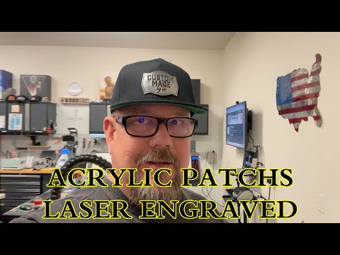 Acrylic Patches Laser Engraved