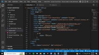 Simple static webpage