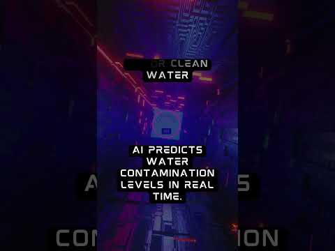 AI for Clean Water  #didyouknow  #ai