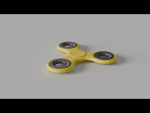 How to Make a Fidget Spinner in Blender 3D | Beginner Tutorial
