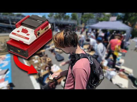 Exploring Japan's BIGGEST Flea Market with  @JustYutaJP​