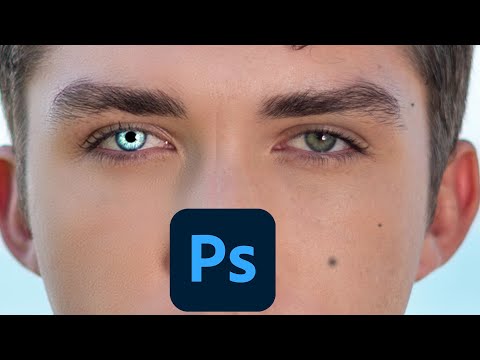 How to Change Eyes Color and Smooth Skin in Photoshop