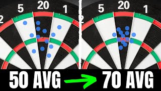 How to Get From 50 to 70 Average in Darts!