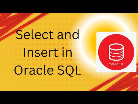Select and Insert in Oracle SQL