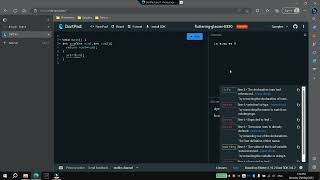 How to create a function inside the main function in dart