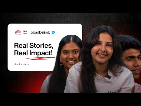 Why I Chose BBA(DBE) at IIM Bangalore” | Real Student Voices