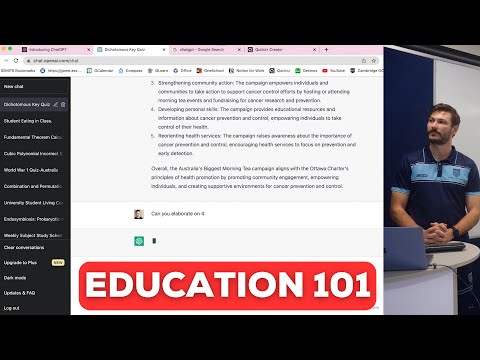 ChatGPT and AI technologies in Education