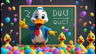 Two Little Ducks Learn to Spell | Fun Spelling Song for Kids | Learn Simple Words with Ducks