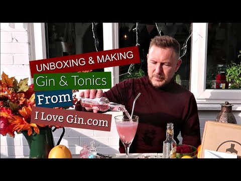 Unboxing and mixing the latest gin box from I Love Gin
