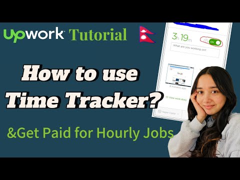 How to use an Upwork Time Tracker for an hourly based job? Upwork tutorial for beginners 🇳🇵