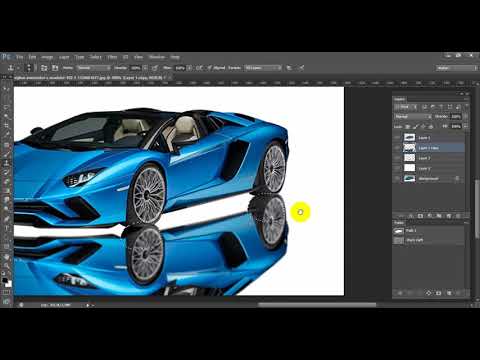 How to car Photoshop editing | Car photo Reflection 2020