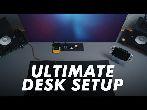 My 2022 Desk Setup To Work From Home And Make YouTube Videos | Studio Tour