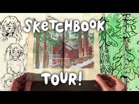 sketchbook tour ! ✸ march '24 –  january '25 ✸