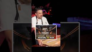 A Tron themed tasting menu #food #tron