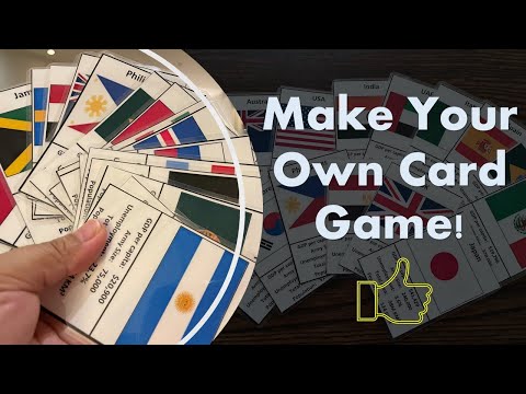 How To Create Your Own "Top Trumps" Style Card Game