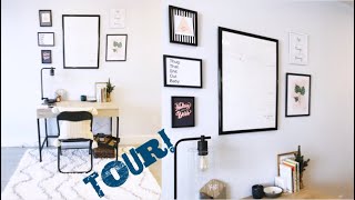 NYC APARTMENT OFFICE TOUR (Minimalist/Farmhouse)