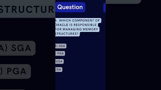 Oracle DBA Quiz - 04 #databasemanagementsystem #oracledba #oracledbaonlinetraining #shorts