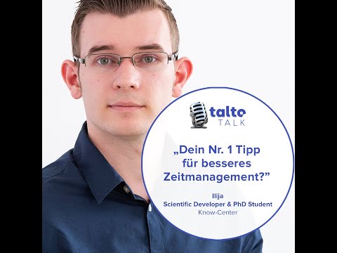 Nr. 1 Tipp für Zeitmanagement | Ilija Talto Talk