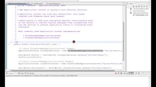 SPRING FRAMEWORK APPLICATIONCONTEXT DEMO