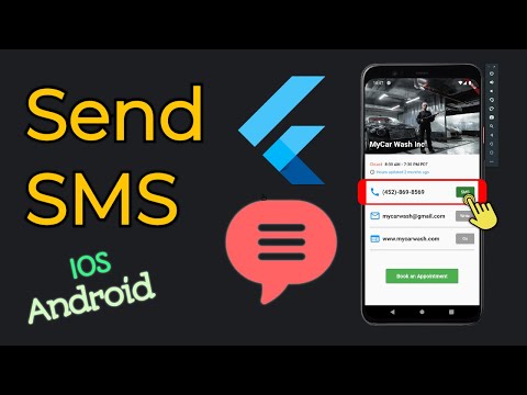 Flutter - How To Send SMS from you APP - URL Launcher - 2023