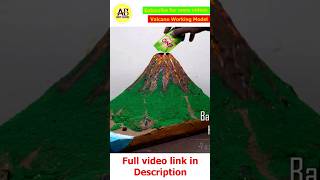 valcano working model || best project for science fair #schoolassignment #craft #valcano
