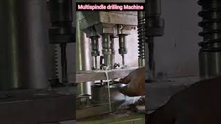 demo of components and workig of multispindle drilling machine