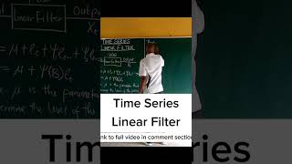 Linear Filter Time Series: Time Series Analysis #timeseries #descriptivestatistics