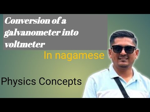 Conversion of a galvanometer into a voltmeter!! #physics concepts #nagaland #news #neet #nagamese 
