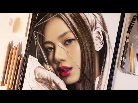 how to draw using colored pencils | skintone & hair process