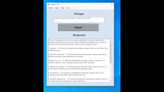 How to use ChatGpt API in visual c#