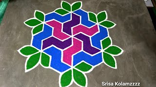 🌺9*5 Dot🌺New design🌺Margazhi🌺 Sankranti🌺Easy Simple Beautiful🌺Traditional Thai Velli Pongal Rangoli