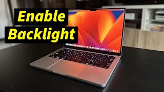 How to Turn On Keyboard Light on MacBook Pro ( Enable Keyboard Light)